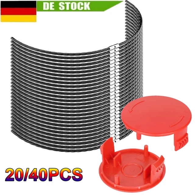 20 Stück Trimmerfaden Für Bosch AFS 23-37 – 39 Cm, 3.5 Mm Nylon Ersatz