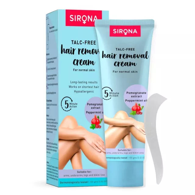 1X Sirona Crème dépilatoire pour femmes peau normale 100 g