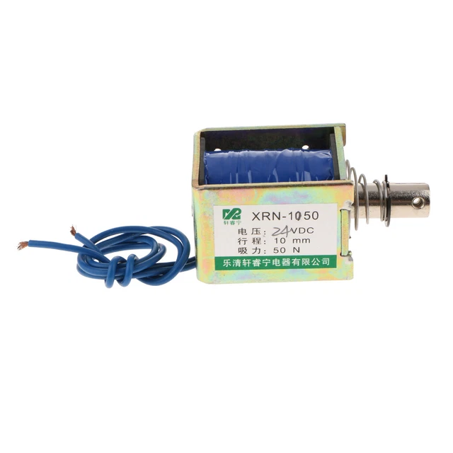 Elettromagnete Solenoide Heschen HS-S1670DL - DC12V, 40N, Corsa 10mm - Tipo Push-Pull - Foto 7