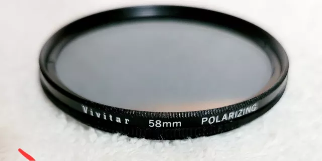 Vivatar 58MM Polarizing Camera Lens ~ Made In Japan ~ Excellent Condition