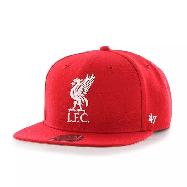 47 Brand Mens 6 panel No Shot Snapback Cap ~ Liverpool FC Red 47 Brand Mens 6 panel No Shot Snapback Cap ~ Liverpool FC Red