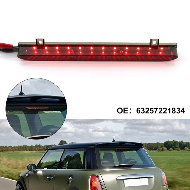 Feu Stop Arrière LED Universel – Style Formule 1 – Noir, Verre Clair – Pour Voiture/camion
