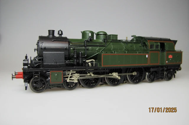 Locomotive Vapeur Fleischmann 4078 Fv – 232TC420 HO – Digitalisée – BE/BO – Verte