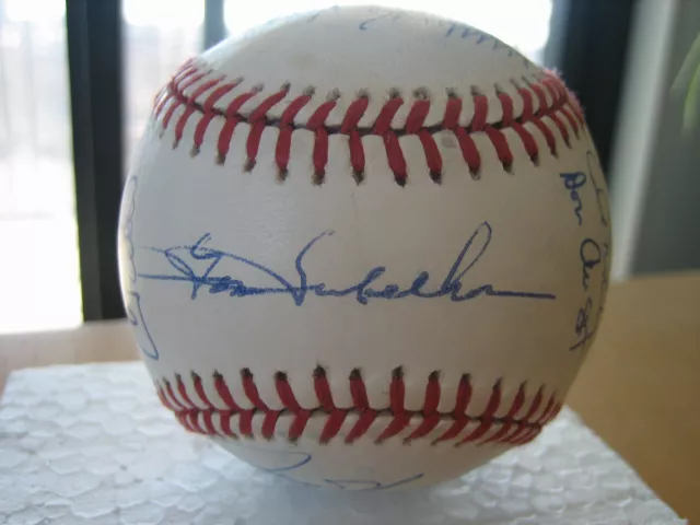 1991 Milwaukee Brewers SIGNED Autographed Official American League Baseball