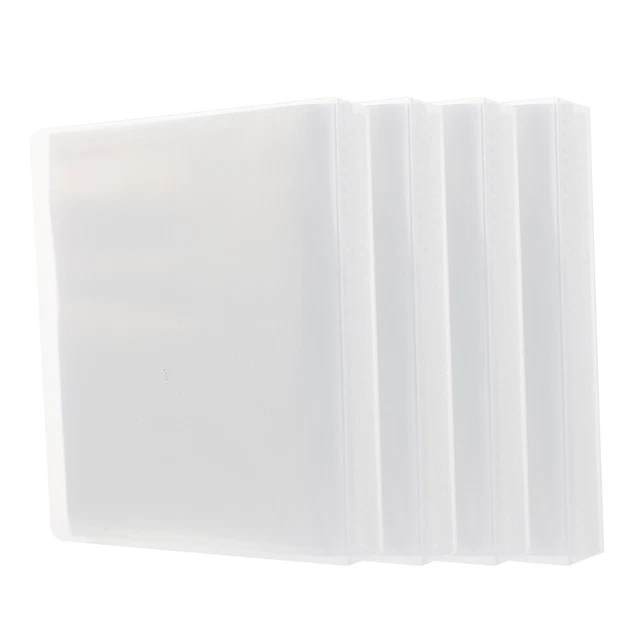 4pcs Fotoalbum Portable A6 Dateihalter Clear Students Album Name