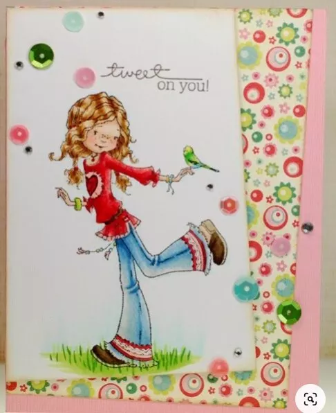 Mädchen Blume Durchsichtig Silikon Siegel Stempel Zum Selbermachen Album Sammelalbum Foto Karte Dekor