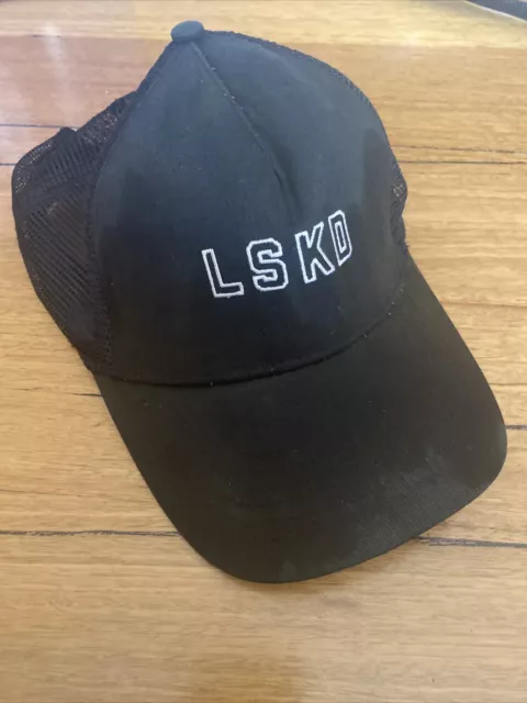 LSKD Black Trucker Hat LKI Adjustable