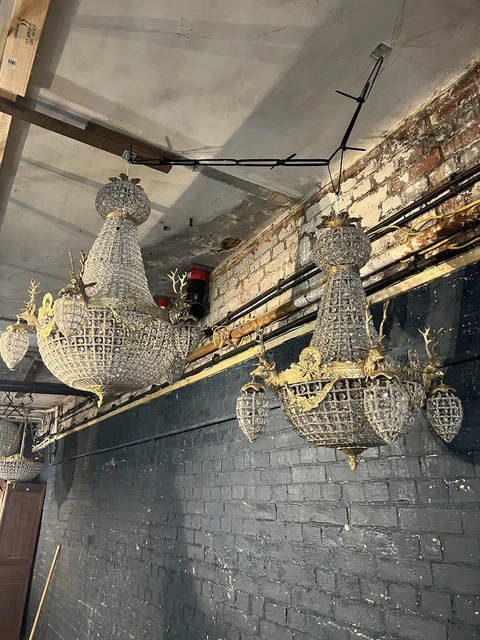 unique, vintage empire style french chandelier, light