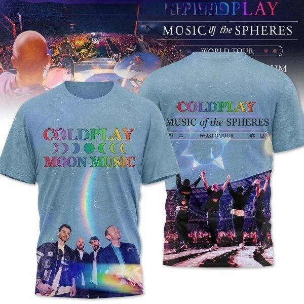 COLDPLAY MUSIC OF The Spheres World Tour 2024 Up And Up Hoodie TShirt