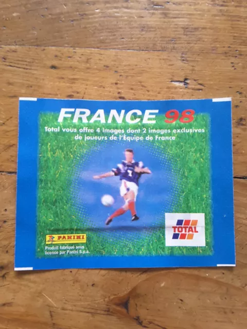 pochette neuve scellée panini football France 98 Édition Limitée Total  🇫🇷