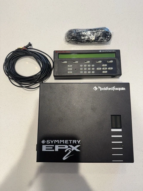 ROCKFORD FOSGATE SYMMETRY EPX2 RDAT display with DSP Card and 28