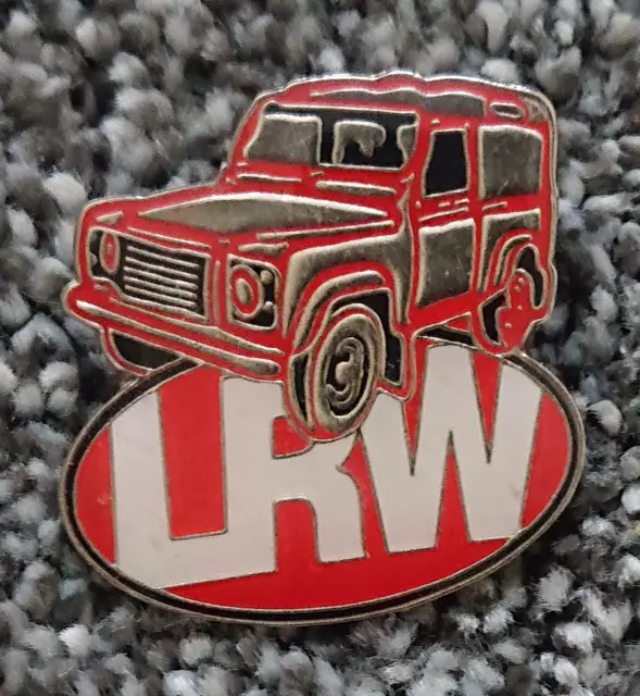 Lrw Land Rover Enamel Pin Badge