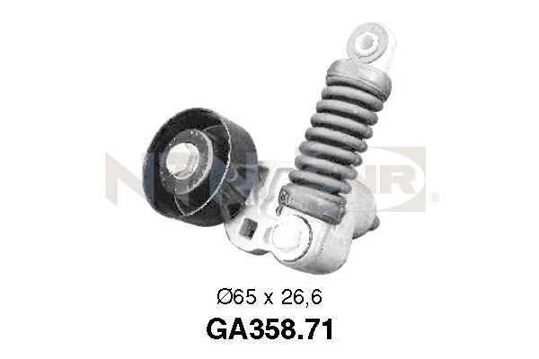 Galet Tendeur (Courroie D'accessoire) Peugeot 206 Cc 1.6 16V,1.6,206 Sw 1.4