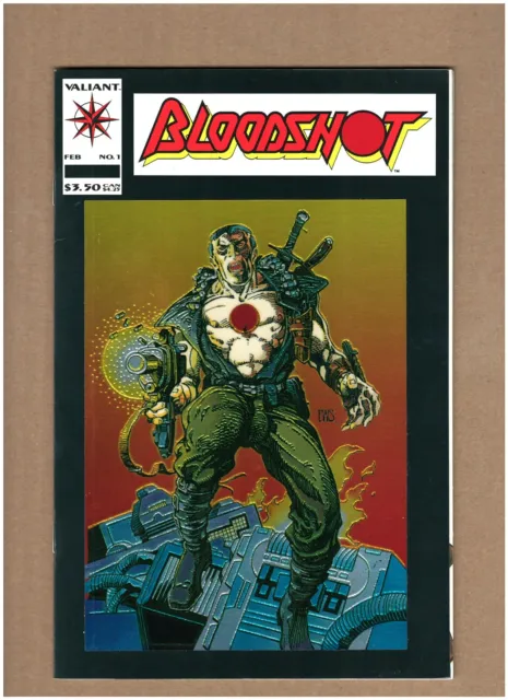 Bloodshot #1 Valiant Comics 1992 Barry Windsor Smith Chrome Cover NM- 9.2