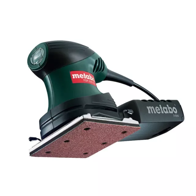 Metabo 600066590 FSR-200 Intec 1/4 Sheet Orbital Palm Sander 200W 240V