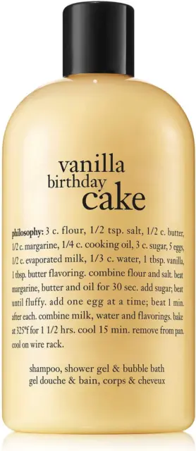 Philosophy Vanilla Birthday Cake Shampoo, Bath and Shower Gel