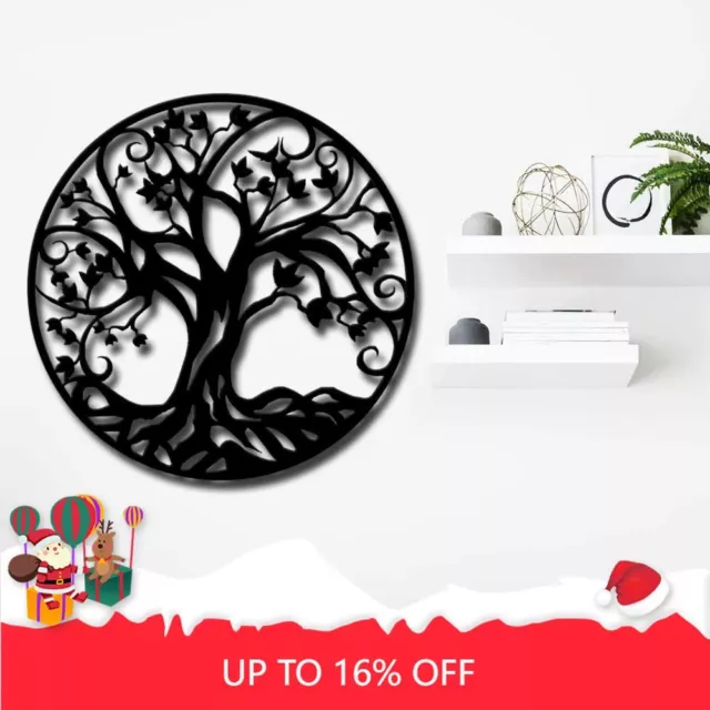 Tree of Life Family Tree 3D Metal Art Decorative Wall Hanging Home Office Decor