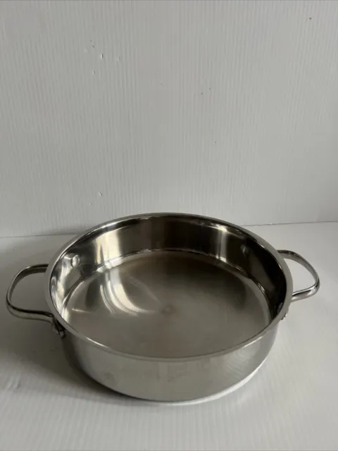 Wolfgang Puck Bistro Collection 8" Casserole 2 Handles Pan 18-10 Stainless #0407
