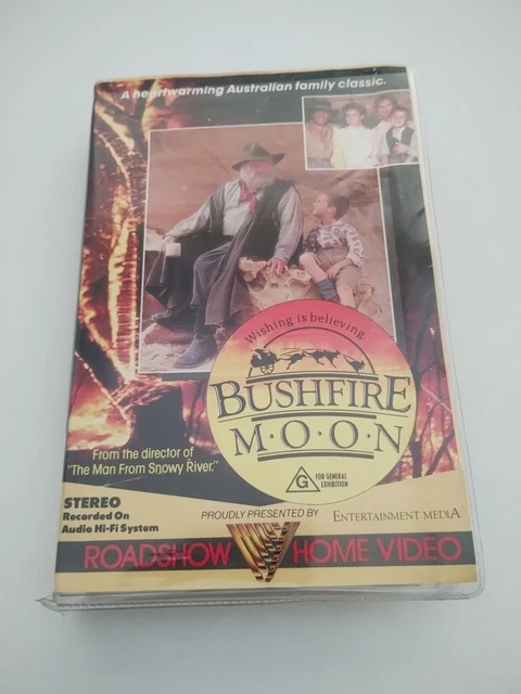 GEORGE T. MILLER'S Bushfire Moon VHS Australian Film Clamshell Vintage ...