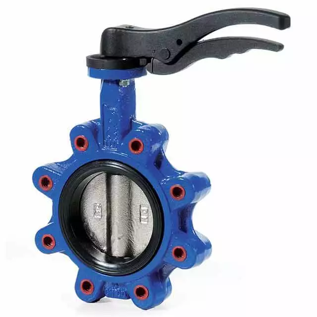 Cast Iron Lugged & Tapped Pn16 Butterfly Valve – Stainless Steel Disc – Epdm Lin