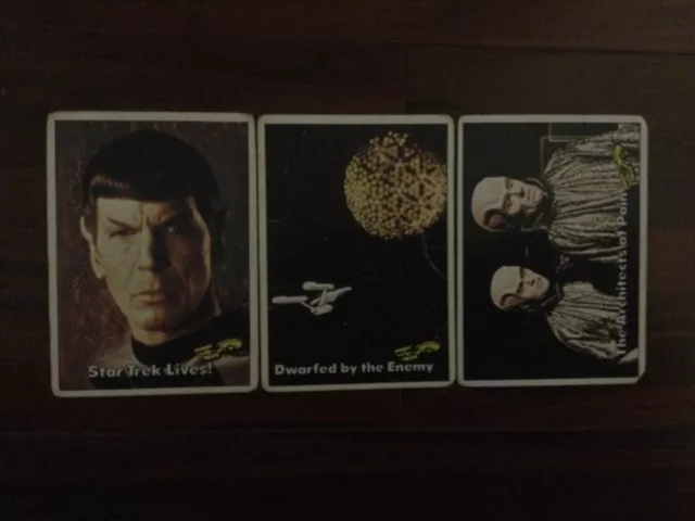 1976 Star Trek Captain's Log Cards 1-7-45 