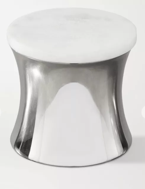 Tom Dixon Eclectic Royalty Silver Large London Scented Candle With Marble Lid