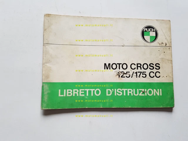 Puch 125 - 175 Cross-Enduro 1971 manuale uso manutenzione originale ITALIANO