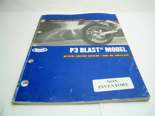 2004 Buell Parts Catalog - P3 Blast Models - 99573-04Y