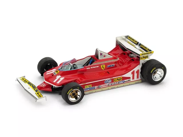 Ferrari 312 T4 Gp. Monaco Nº 11 Jody Scheckter 1979, Brumm 1:43 Without Pilot