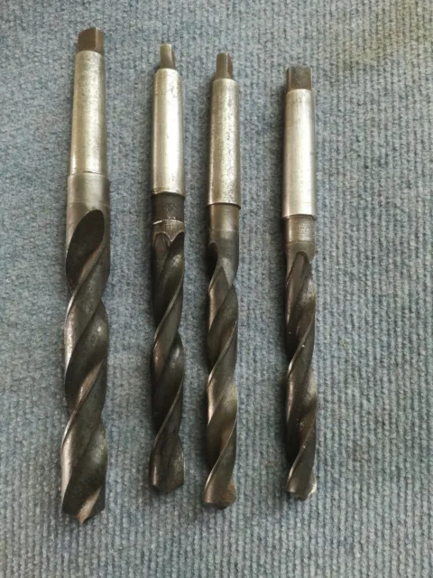 4 Spiralbohrer HSS Konus-Bohrer 16,5-21mm, Morsekegel DIN345