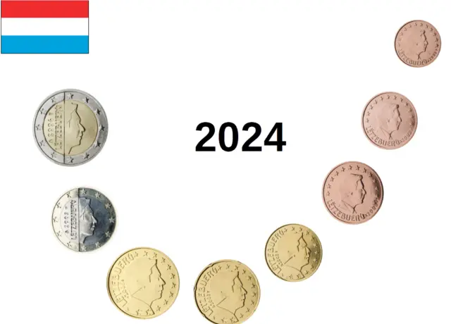 Luxemburgo 2024 Serie Euros