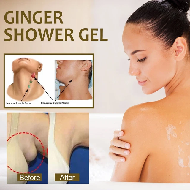 Herbal Lymphatic Detox Lymphatic Drainage Slimming Body Wash Ginger Shower Gel