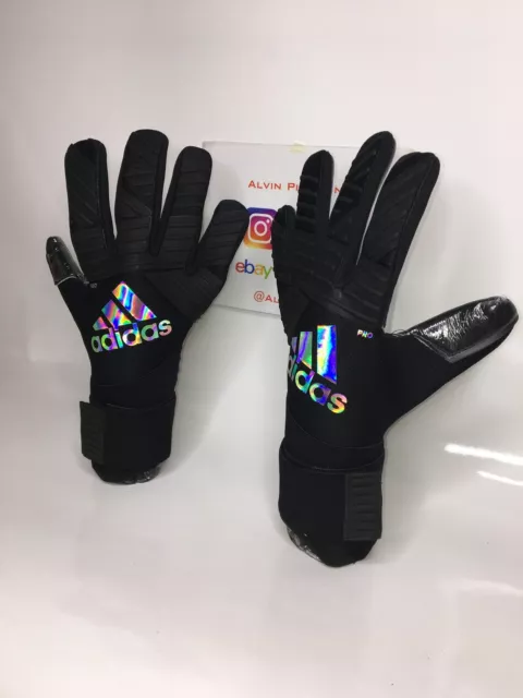 Adidas Ace Zones Trans Pro Blackout Goalkeeper Glove Size 12 Rare