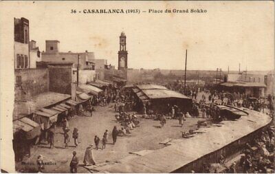 CPA AK MAROC CASABLANCA - Place du Grand Sokko (125333)