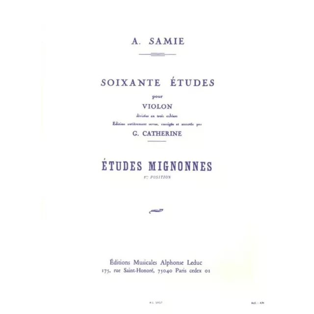 Etudes Mignonnes Op.31 - Violon - Samie