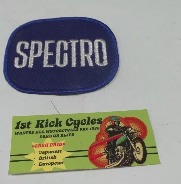 Nos Vintage Spectro Racing Oil Patch Mx Ahrma Honda Kawasaki Original Oem