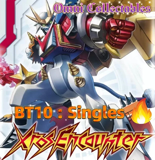 DIGIMON CARD GAME TCG English Single Cards BT10 Xros Encounter 0.