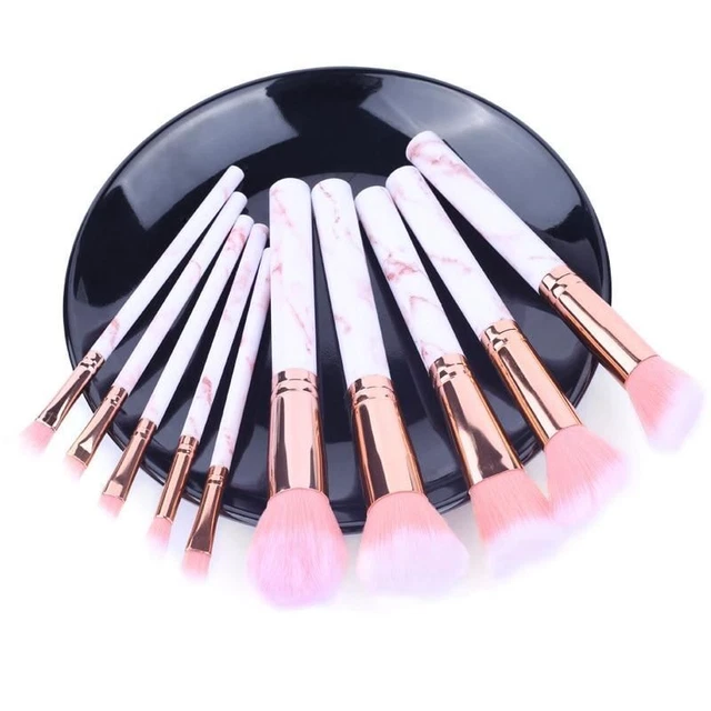 5pcs Donna Morbido Set Pennelli Makeup Kit Illuminante Occhio Cosmetico Polvere