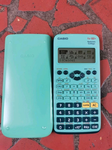 CALCULATRICE VINTAGE CASIO : FX 6800 G avec manuel année 92 ticket d'achat EUR 50,00 - FR