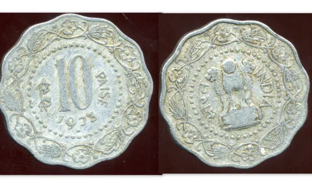 INDE 10 paise 1973  ( ter )