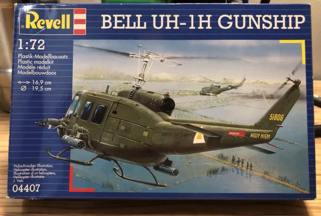 Revell 1:72 04407 Bell UH-1H Gunship