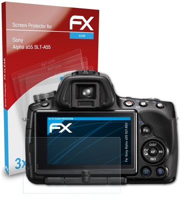 SLT-A55V Protezione Schermo in Vetro per Sony Alpha 55 protezione in vetro trasparente 9H 