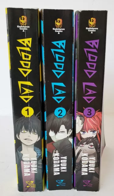 Blood Lad, Vol. 1, 3 , 5, 6, by Yuuki Kodama, English Manga (2014