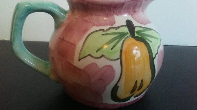 Vintage Small Guyroc China Hand painted Pottery Creamer