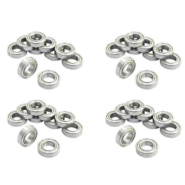40 pz 6800Z 10 x 19 x 5 mm cuscinetti a sfere scanalati schermati monofila C7T2