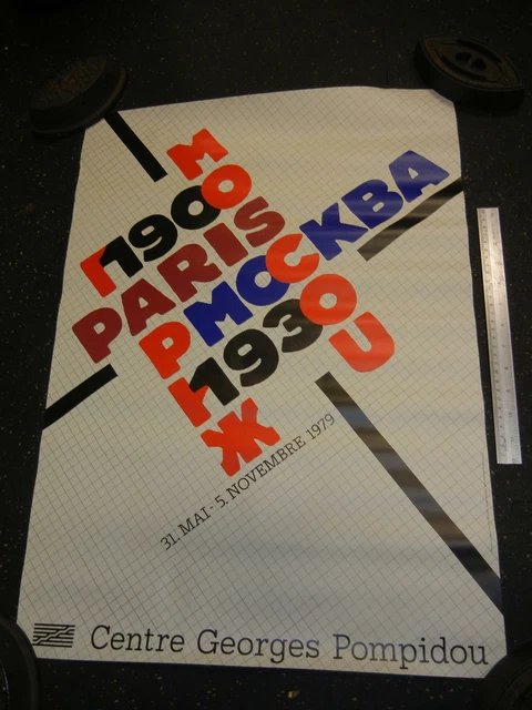 希少Paris-Moscou 1900-1930 ポンピドゥー・センター1979 Paris-Moscou