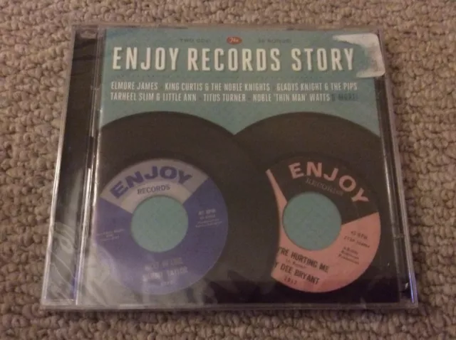 Rare The Enjoy Records Story 2 CD (New/Sealed/Gladys Knight,King Curtis,Mary B)