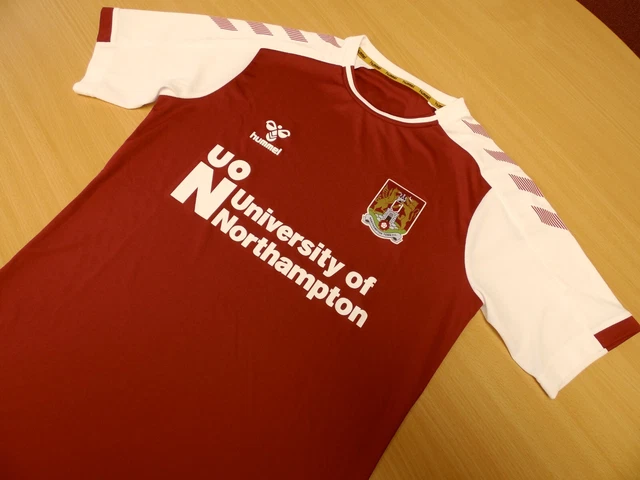 NORTHAMPTON TOWN FC | Unallocated Match Shirt | 2020-2021 | No Badges | Size M Â£40.00 - PicClick UK