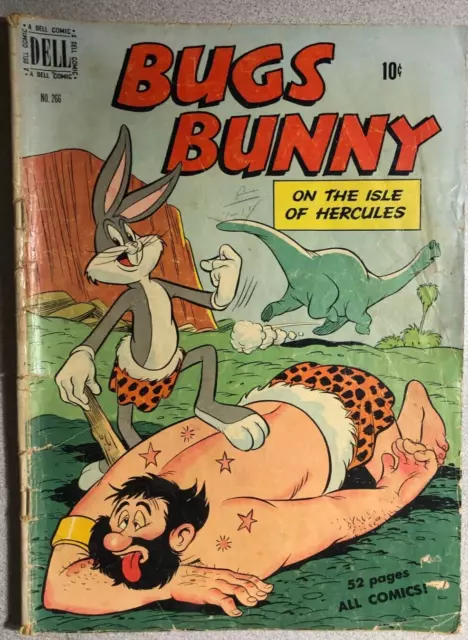 BUGS BUNNY ON THE ISLE OF HERCULES (1950) Dell Four Color Comics #266 GOOD