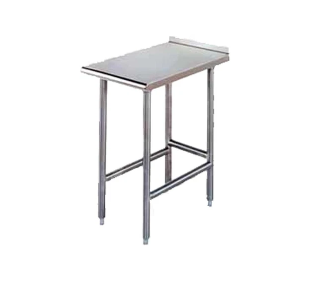 Advance Tabco 15" x 24" S/s Equipment Filler Table 16 Gauge w/ 1.5" Riser